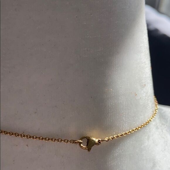 Jook & Nona “Inspire” Gold Tone Bar Necklace - Picture 6 of 6